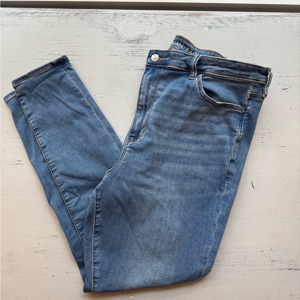 American Eagle Next Level Stretch High Waisted Skinny Jeans - size 18